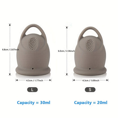 Coupe Menstruelle avec Anneau de Retrait Facile | Alternative Écologique aux Tampons & Serviettes - BLACKBEARD OUTDOOR INDUSTRIES