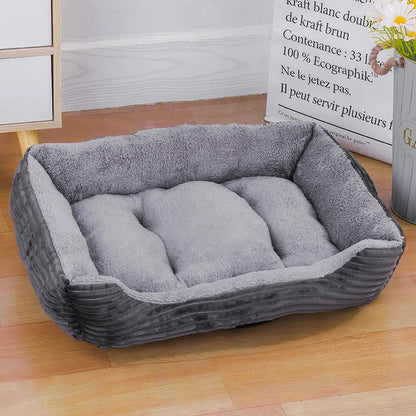 Maison Douillette Carrée pour Chien et Chat – Hiver | Imperméable, Chaude & Confortable Ma boutique