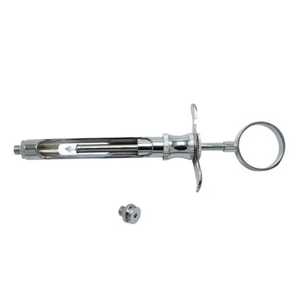 Seringue Dentaire Aspirante en Acier Inoxydable avec Embout – Instrument Chirurgical Dentaire Ma boutique