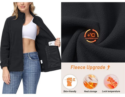 Veste Polaire Zippée Femme | Chaude, Légère et Respirante | Idéale pour Randonnée, Camping, Outdoor - BLACKBEARD OUTDOOR INDUSTRIES