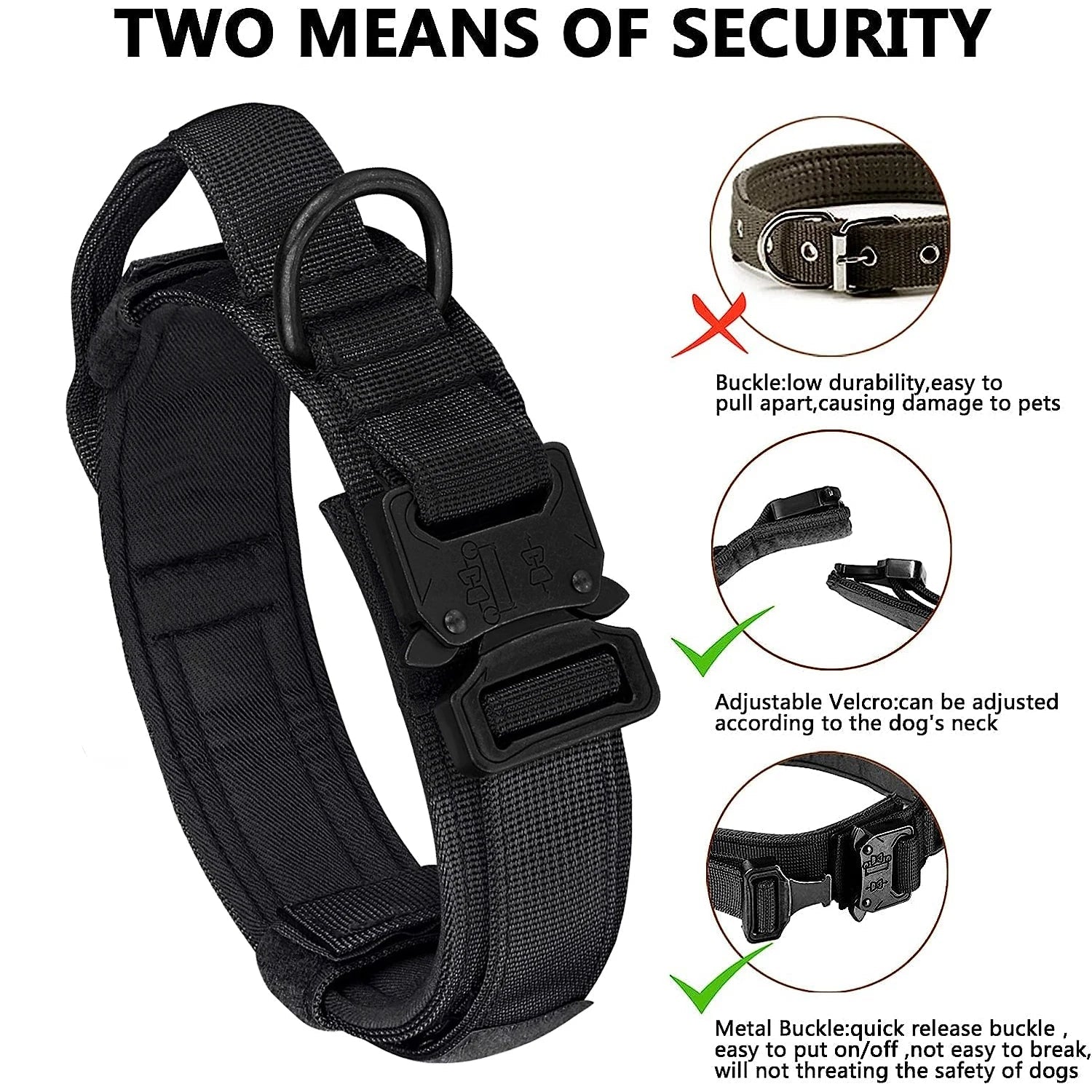 Collier Tactique pour Chien – Militaire, Réglable et Ultra-Résistant Ma boutique