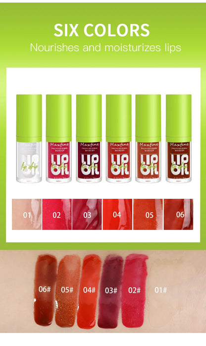 6-tone moisturizing lip gloss luminous oil lip gloss, moisturizing transparent liquid lip gloss, natural lip enhancer, make lips BLACKBEARD OUTDOOR INDUSTRIES