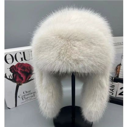 Chapka Saga Furs en Faux Vison Bleu - BLACKBEARD OUTDOOR INDUSTRIES