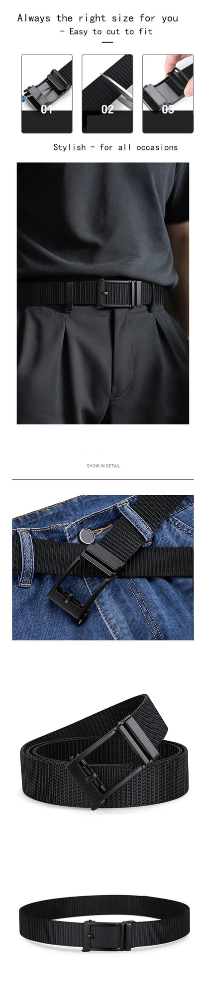 ceinture nylon VAVVAVBA Ma boutique