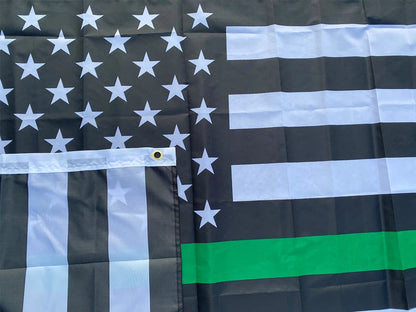 Drapeau Thin Blue Line USA - 90x150 cm BLACKBEARD OUTDOOR INDUSTRIES