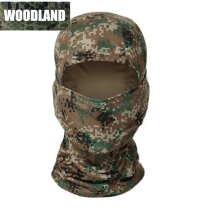 Masque Balaclava Tactique Multicam - Masque Complet de Protection du Visage, Chapeau de Cyclisme et Chasse, Camouflage, Écharpe Balaclava - BLACKBEARD OUTDOOR INDUSTRIES