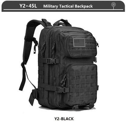 Sac à Dos Tactique 3 Jours – 38/45L | Imperméable, Résistant, Molle | Randonnée, Militaire, Survie - BLACKBEARD OUTDOOR INDUSTRIES