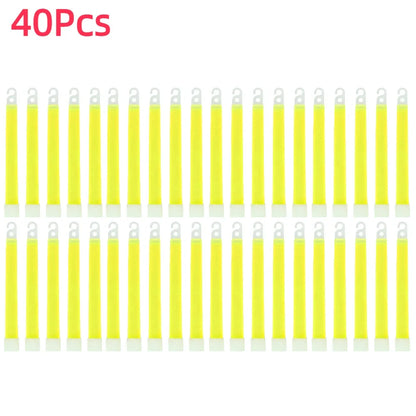 Lot de 50 Bâtons Lumineux Fluorescents 15 cm Équipement de Survie Militaire | Camping, Randonnée, SOS, Urgence, Fête | - BLACKBEARD OUTDOOR INDUSTRIES