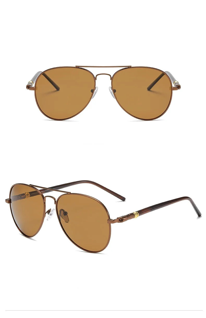 Lunettes de Soleil Polarisées VABBON – UV400 – Unisexe – Style Aviateur – Verres Miroirs Anti-Éblouissement - BLACKBEARD OUTDOOR INDUSTRIES