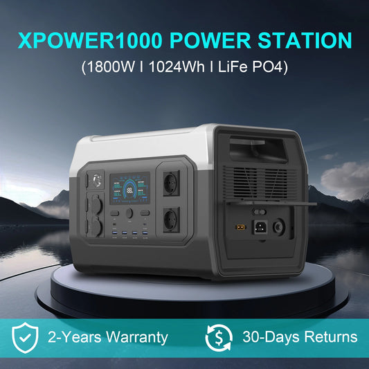 Générateur Solaire Portable avec Batterie LiFePO4 | UPS intégré | Sortie 110V / 220V AC | Idéal pour Camping, Maison, Secours - BLACKBEARD OUTDOOR INDUSTRIES