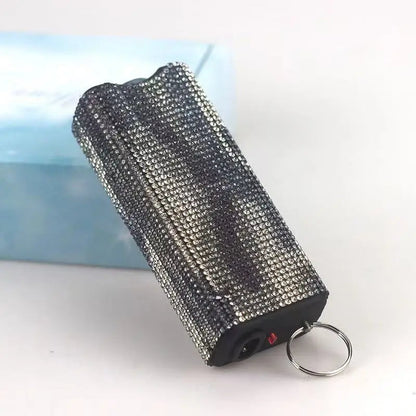 DiamondInlaid Multifunctional Portable Outdoor Tool Flashlight Arc Lighter USB Rechargeable Women's Gift BLACKBEARD OUTDOOR INDUSTRIES