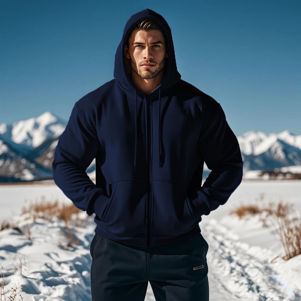 Sweatshirt à Capuche Zippé pour Homme – Confort et Chaleur BLACKBEARD OUTDOOR INDUSTRIES