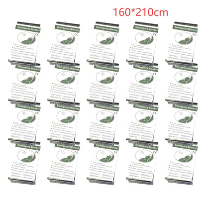 Couverture de Survie d'Urgence – 5/10/20 pièces Couverture d’Isolation Portable, Imperméable et Coupe-Vent pour Camping, Randonnée et Secours Ma boutique