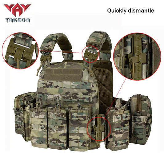Gilet d’Entraînement YAKEDA – Démontable, Extensible et Ultra-Résistant - BLACKBEARD OUTDOOR INDUSTRIES