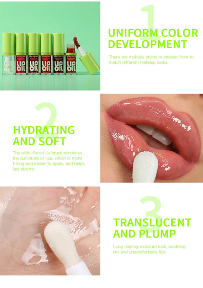 6-tone moisturizing lip gloss luminous oil lip gloss, moisturizing transparent liquid lip gloss, natural lip enhancer, make lips BLACKBEARD OUTDOOR INDUSTRIES