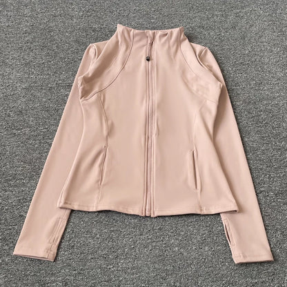 Veste Fitness à Col Montant pour Femme – Veste de Sport Slim-Fit à Fermeture Éclair, Séchage Rapide pour Yoga, Course et Cyclisme - BLACKBEARD OUTDOOR INDUSTRIES