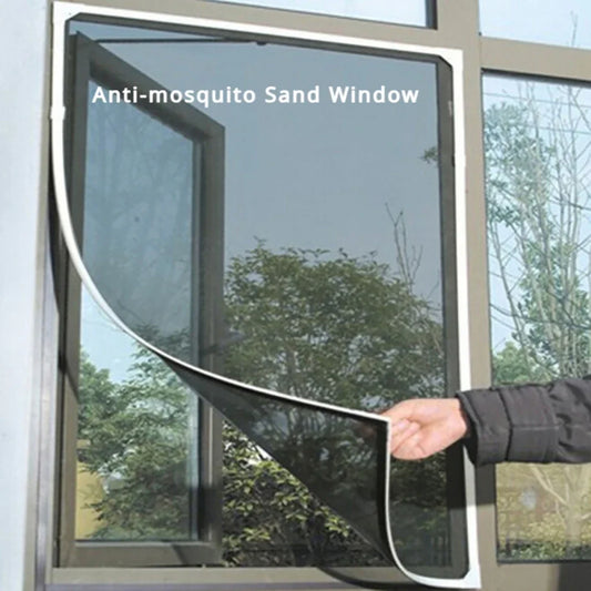 Rideau Anti-Moustiques Auto-Adhésif DIY - Filet Protecteur Contre les Insectes pour Fenêtre - Protection Contre les Mouches et les Moustiques - Rideaux en Maille pour Maison, Jardin, et Camping - BLACKBEARD OUTDOOR INDUSTRIES