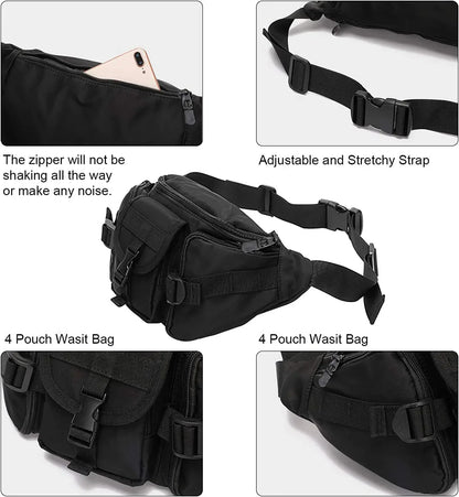 Sac Tactique Ceinture Outdoor – Étanche et Camouflage - BLACKBEARD OUTDOOR INDUSTRIES