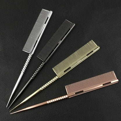 Peigne à Queue en Aluminium – Coiffure & Coupe | Accessoire de Salon pour Hommes et Femmes - BLACKBEARD OUTDOOR INDUSTRIES