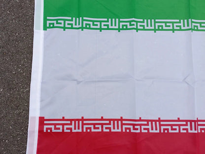 Drapeau de l'Iran - 3x5ft (90x150 cm) - Bannières en polyester BLACKBEARD OUTDOOR INDUSTRIES