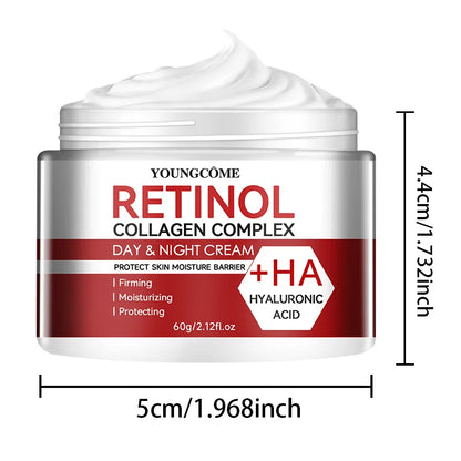 Crème Visage Anti-Âge et Hydratante au Rétinol et Collagène | Soin Réparateur Profond pour Peau Sèche et Mature - BLACKBEARD OUTDOOR INDUSTRIES