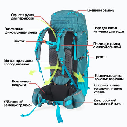 Naturehike Cloud Path – Sac à Dos de Randonnée Professionnel 45L / 55L / 65L - BLACKBEARD OUTDOOR INDUSTRIES