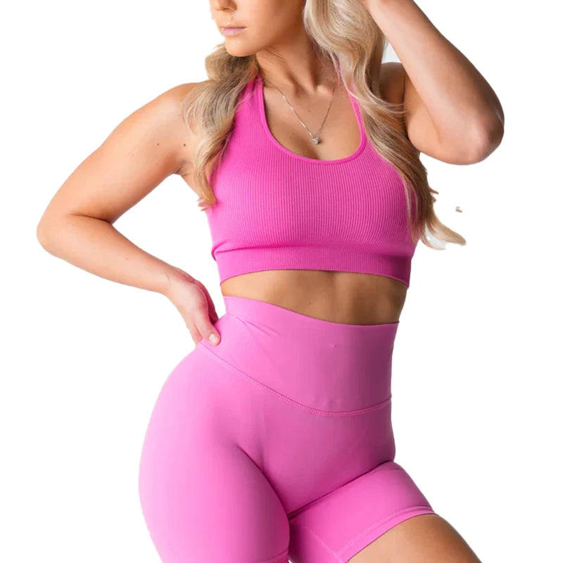 Soutien-Gorge Sans Couture à Col Halter "Limitless" - Spandex Élastique et Respirant pour Femmes, Confort et Maintien, Idéal pour le Fitness et le Yoga - BLACKBEARD OUTDOOR INDUSTRIES