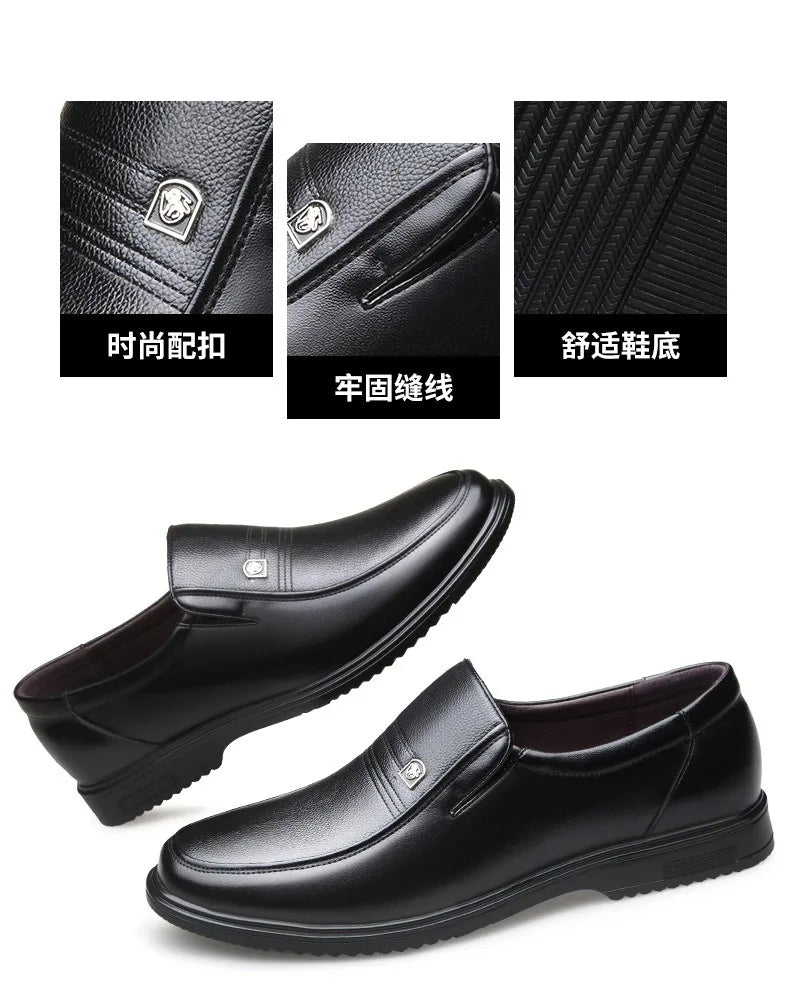 Chaussures en Cuir Véritable pour Homme – Mocassins Élégants, Style Business Casual – Confort Exceptionnel et Respirabilité – Chaussures Plates Classiques et Durables BLACKBEARD OUTDOOR INDUSTRIES