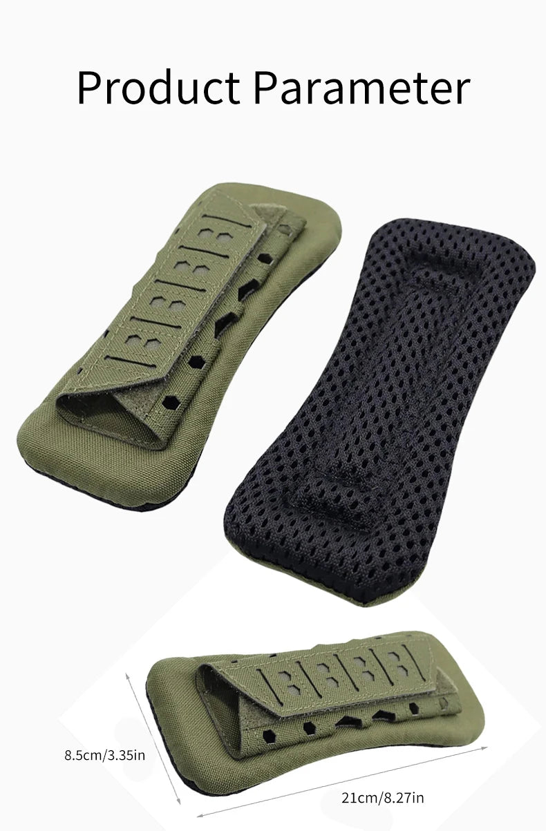 Coussin d’Épaule Tactique Respirant – 1 Pièce | Pad Amorti Antidérapant pour Sangle Sac à Dos, Gilet, Chest Rig, Bandoulière - BLACKBEARD OUTDOOR INDUSTRIES