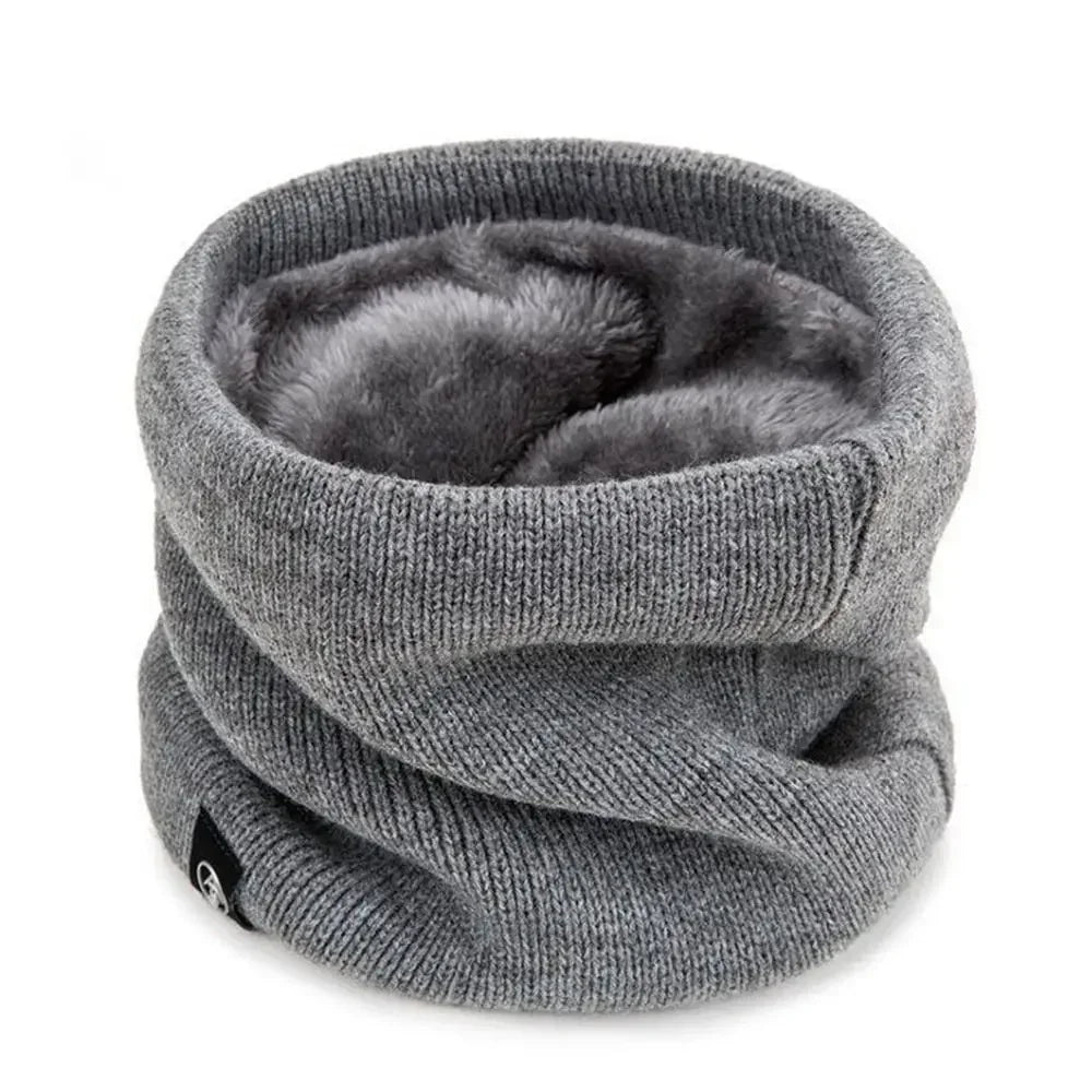 Écharpe Chauffante Tricotée Unisexe – Col de Protection Hiver, Doublure Épaissie, Pour Sport, Course, Randonnée et Activités Extérieures - BLACKBEARD OUTDOOR INDUSTRIES