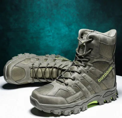 Bottes Militaires Outdoor - Bottes de Randonnée avec Semelles en Caoutchouc BLACKBEARD OUTDOOR INDUSTRIES