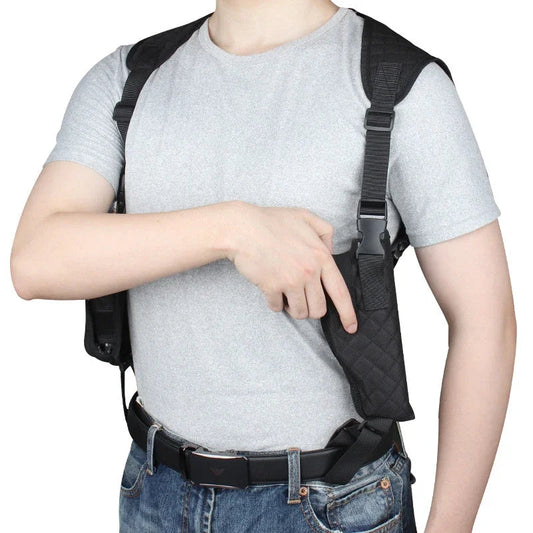 Holster Tactique à Port Discret avec Double Magasin - Pochette Sous-armé pour Pistolet - Accessoire de Tir et de Chasse BLACKBEARD OUTDOOR INDUSTRIES
