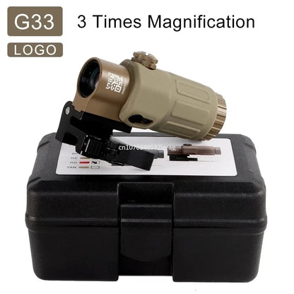 Viseur Holographique 558 avec Magnificateur G33/G43 3X ou G45 5X – Lunette Tactique pour Rail 20 mm – Airsoft, Chasse, Tir Ma boutique