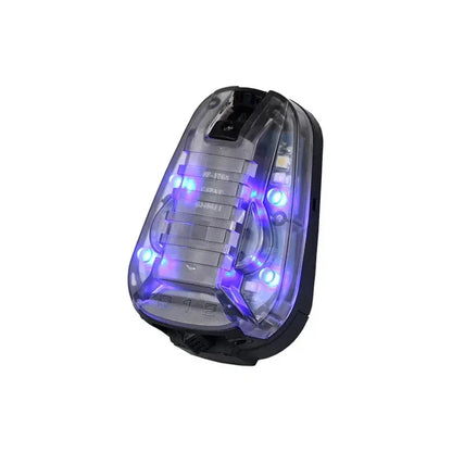 Lampe de Casque Sport – Lumière Stroboscopique Bleu, Vert, Rouge et IR Étanche pour Survie et Signalisation Outdoor Ma boutique