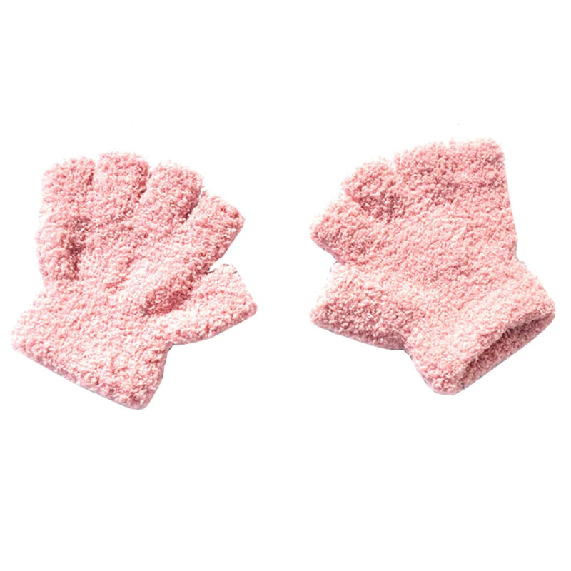 Paire de gants pour enfant en velours hiver Ma boutique