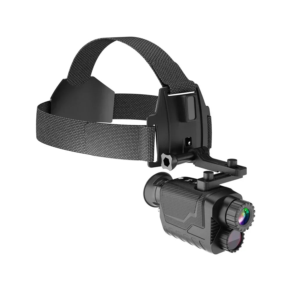 Monoculaire à Vision Nocturne POMIACAM NV8260 – Caméra 4K HD, Vision Nocturne Infrarouge 8X, Monoculaire Monté sur Tête Ma boutique