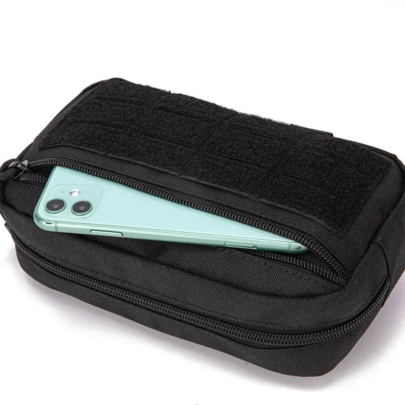 Pochette Tactique MOLLE EDC – Kit de Premiers Secours, Porte-Cellulaire, Sac de Taille Utilitaire – Pour Chasse, Randonnée et Sports de Plein Air - BLACKBEARD OUTDOOR INDUSTRIES