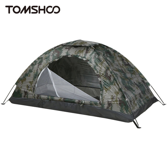 TOMSHOO Tente Ultralégère 1 à 2 Personnes | Camping, Randonnée, Plage, Pêche | Anti-UV, Étanche, Facile à Monter - BLACKBEARD OUTDOOR INDUSTRIES