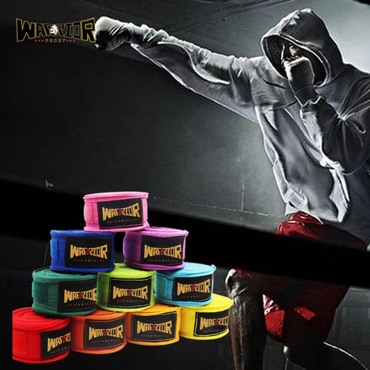 Bandages de Boxe Élastiques 2pcs – Bandages Muay Thai en Polyester & Coton, 3m/5m, Protection des Mains MMA - BLACKBEARD OUTDOOR INDUSTRIES