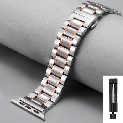 Bracelet en Acier Inoxydable pour Apple Watch – Bandes Métalliques pour iWatch Ultra / Series 10/9/8/7/6/5/4/3/SE BLACKBEARD OUTDOOR INDUSTRIES