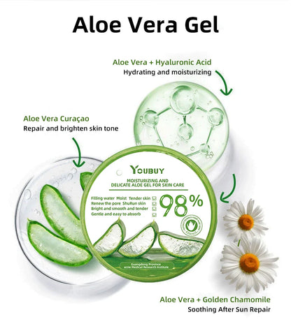Gel Hydratant à l’Aloe Vera – Soin Visage Naturel & Éclaircissant - BLACKBEARD OUTDOOR INDUSTRIES