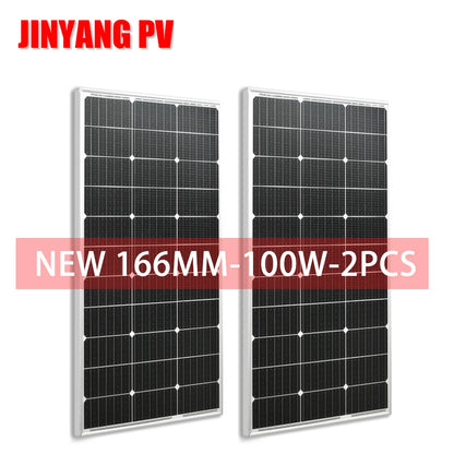 Panneau Solaire Rigide 100W Monocristallin 18V pour Batterie 12V/24V – JINGYANGPV - BLACKBEARD OUTDOOR INDUSTRIES