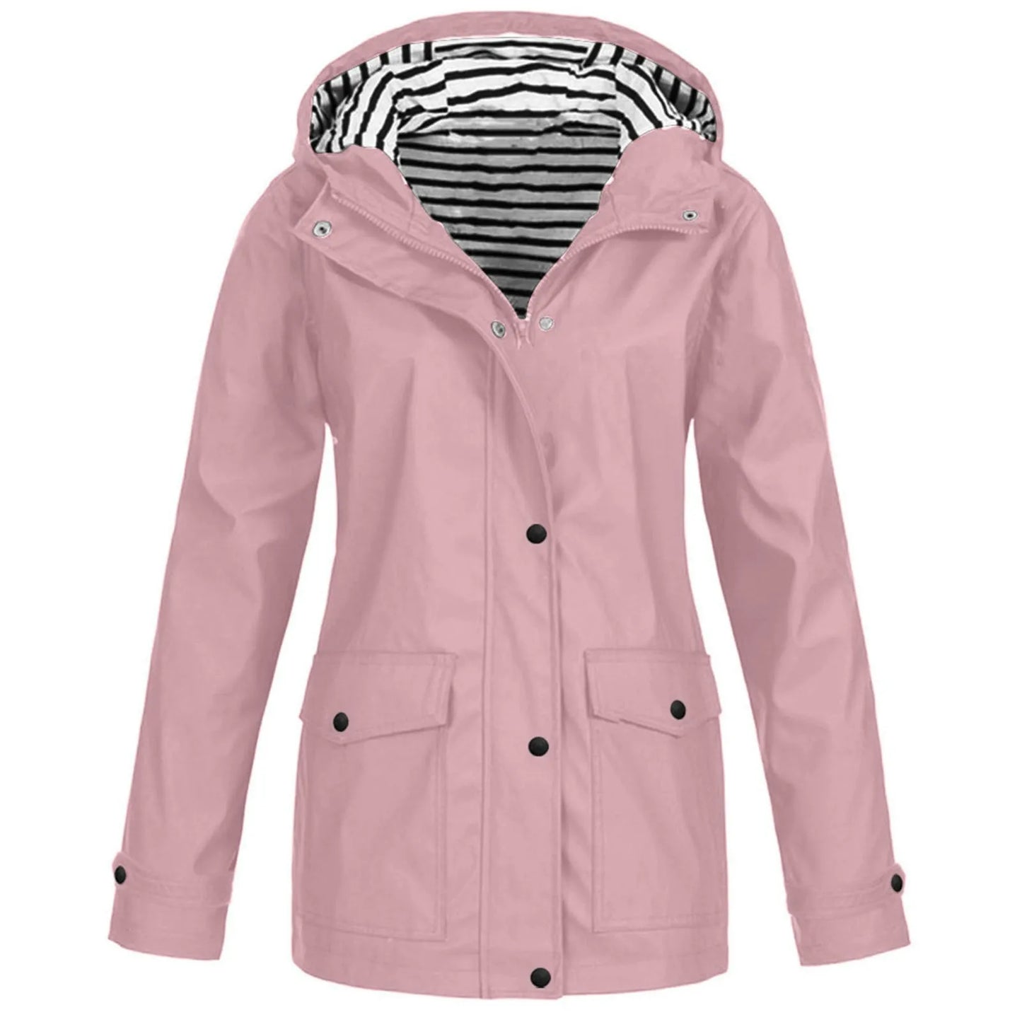 Veste Imperméable et Thermorégulatrice pour Femme - Coupe-Vent avec Capuche, Idéale pour la Randonnée et l'Escalade en Montagne - BLACKBEARD OUTDOOR INDUSTRIES