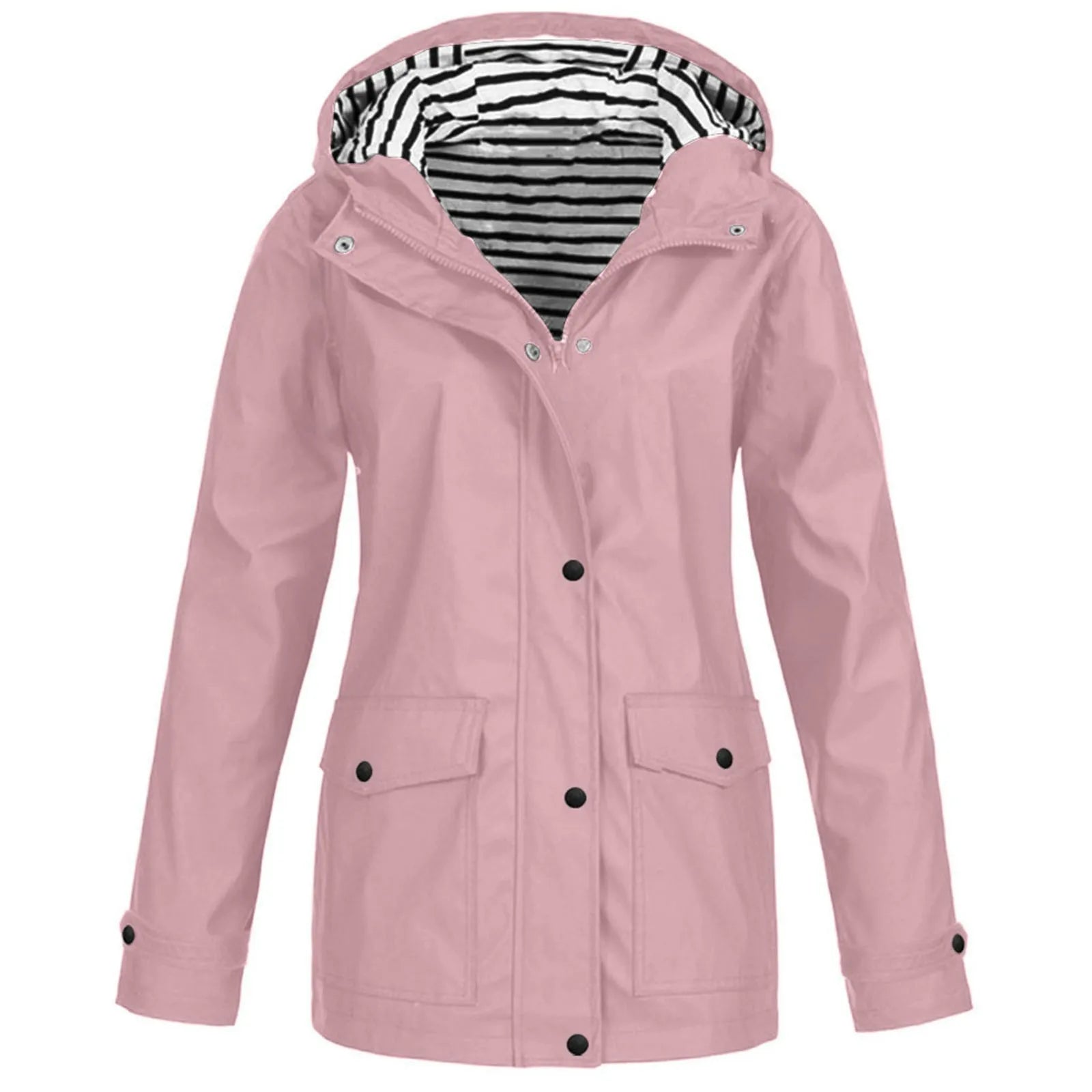 Veste Imperméable et Thermorégulatrice pour Femme - Coupe-Vent avec Capuche, Idéale pour la Randonnée et l'Escalade en Montagne - BLACKBEARD OUTDOOR INDUSTRIES