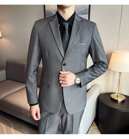 Costume Homme 3 Pièces - Élégant et Classique, Idéal pour Mariage et Événements Formels - Taille S-6XL BLACKBEARD OUTDOOR INDUSTRIES