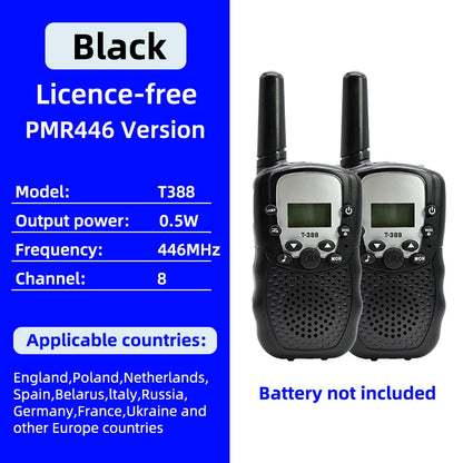 Talkie-Walkie pour Enfants T388 - Communication Amusante et Sécurisée - BLACKBEARD OUTDOOR INDUSTRIES
