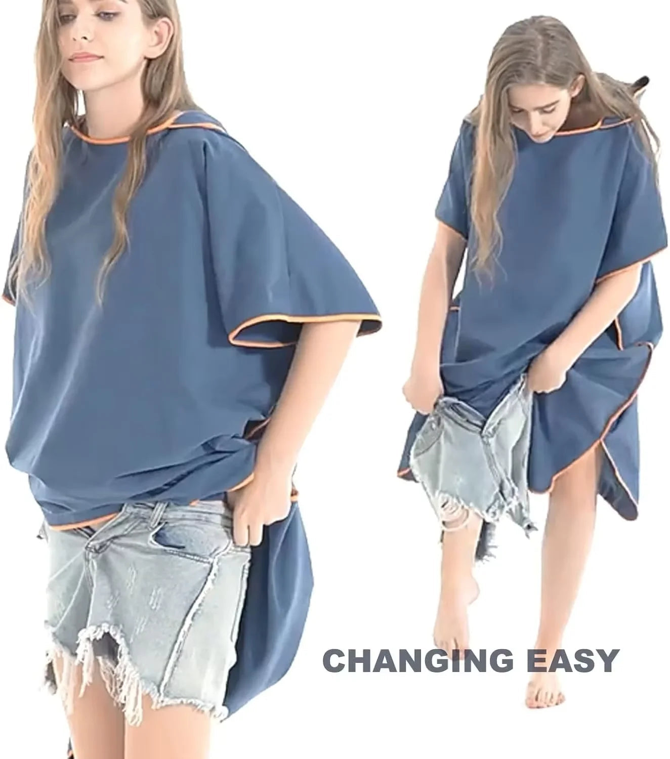 Poncho de Surf avec Capuche – Serviette Microfibre Multifonctionnelle pour la Plage, le Bain et le Changement de Combinaison BLACKBEARD OUTDOOR INDUSTRIES