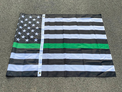 Drapeau Thin Blue Line USA - 90x150 cm BLACKBEARD OUTDOOR INDUSTRIES