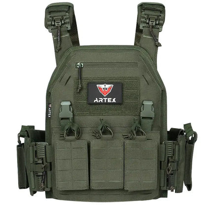 Ranger Green Plate Carrier Tactical Vest – Gilet Tactique avec Détachement Rapide & Système MOLLE Ma boutique