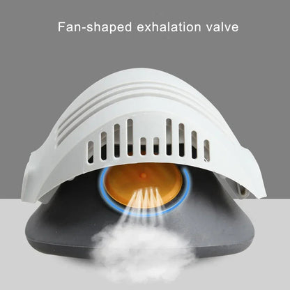 Masque Anti-Poussière avec 20 Filtres en Coton - Respirateur Demi-Visère pour Protection Contre la Poussière, Brouillard, Fumée et Gaz - Idéal pour l'Industrie, la Construction et le Travail Général BLACKBEARD OUTDOOR INDUSTRIES